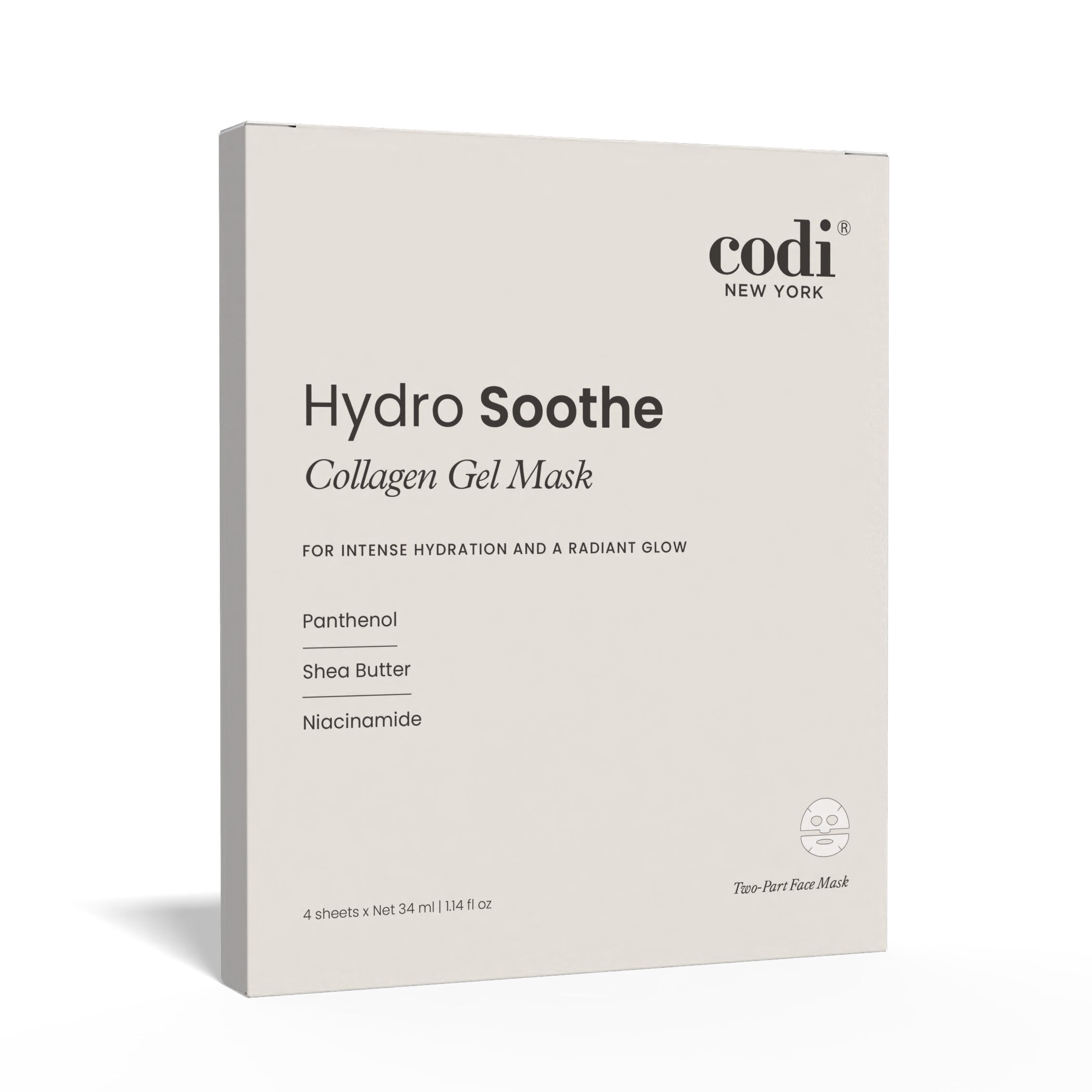 Collagen Gel Mask - Hydro Soothe (4 Sheets)