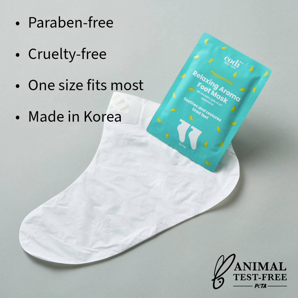 Relaxing Aroma Foot Mask (6 Pairs) - Peppermint
