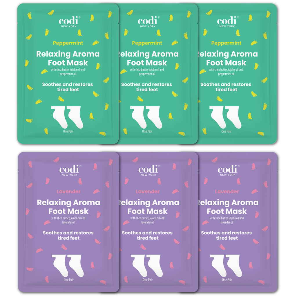 Relaxing Aroma Foot Mask (6 Pairs) - Lavender & Peppermint