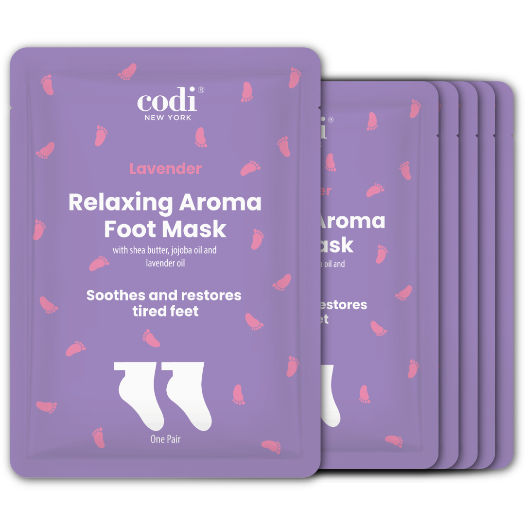 Relaxing Aroma Foot Mask (6 Pairs) - Lavender